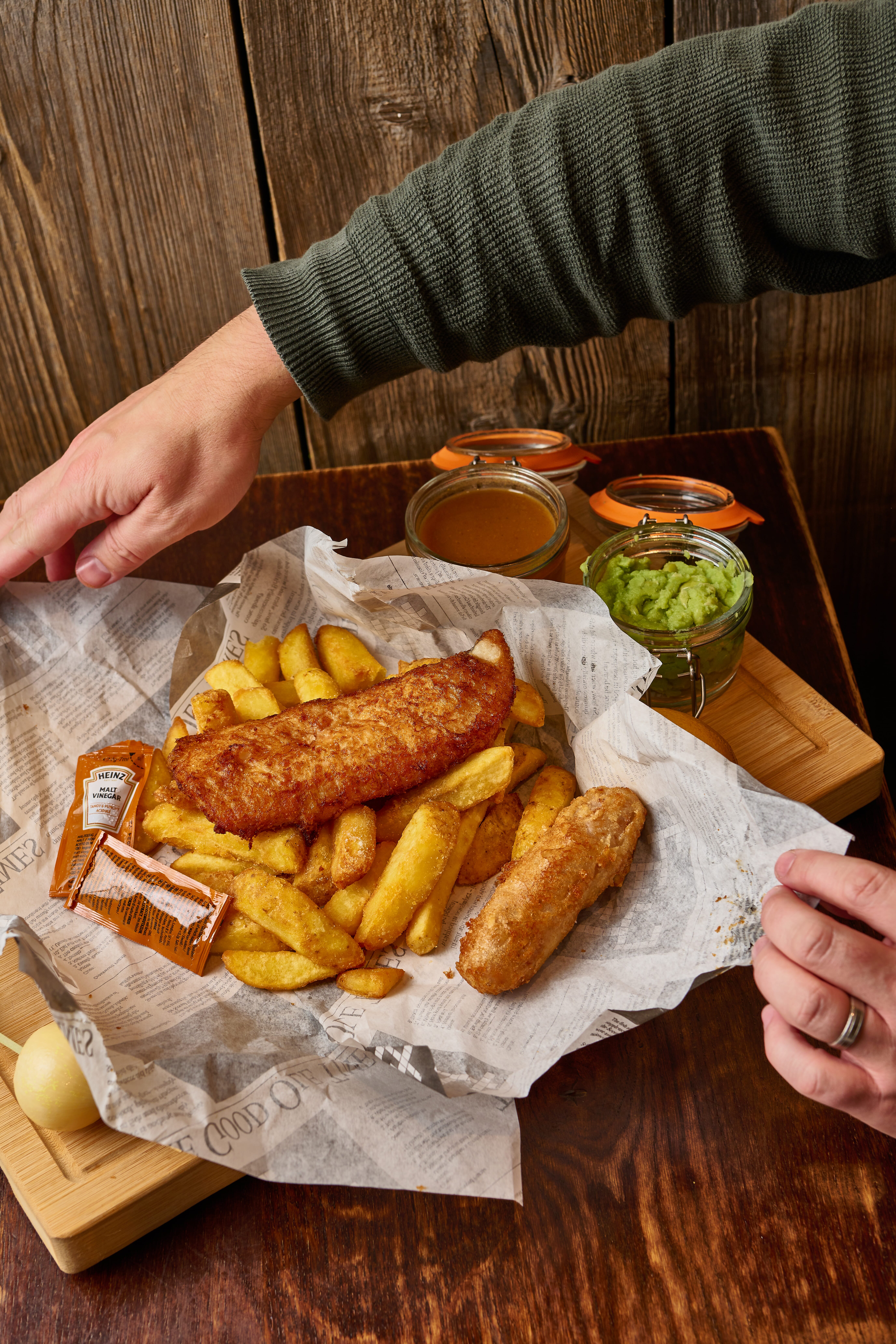 Fish and Chips at The Maple