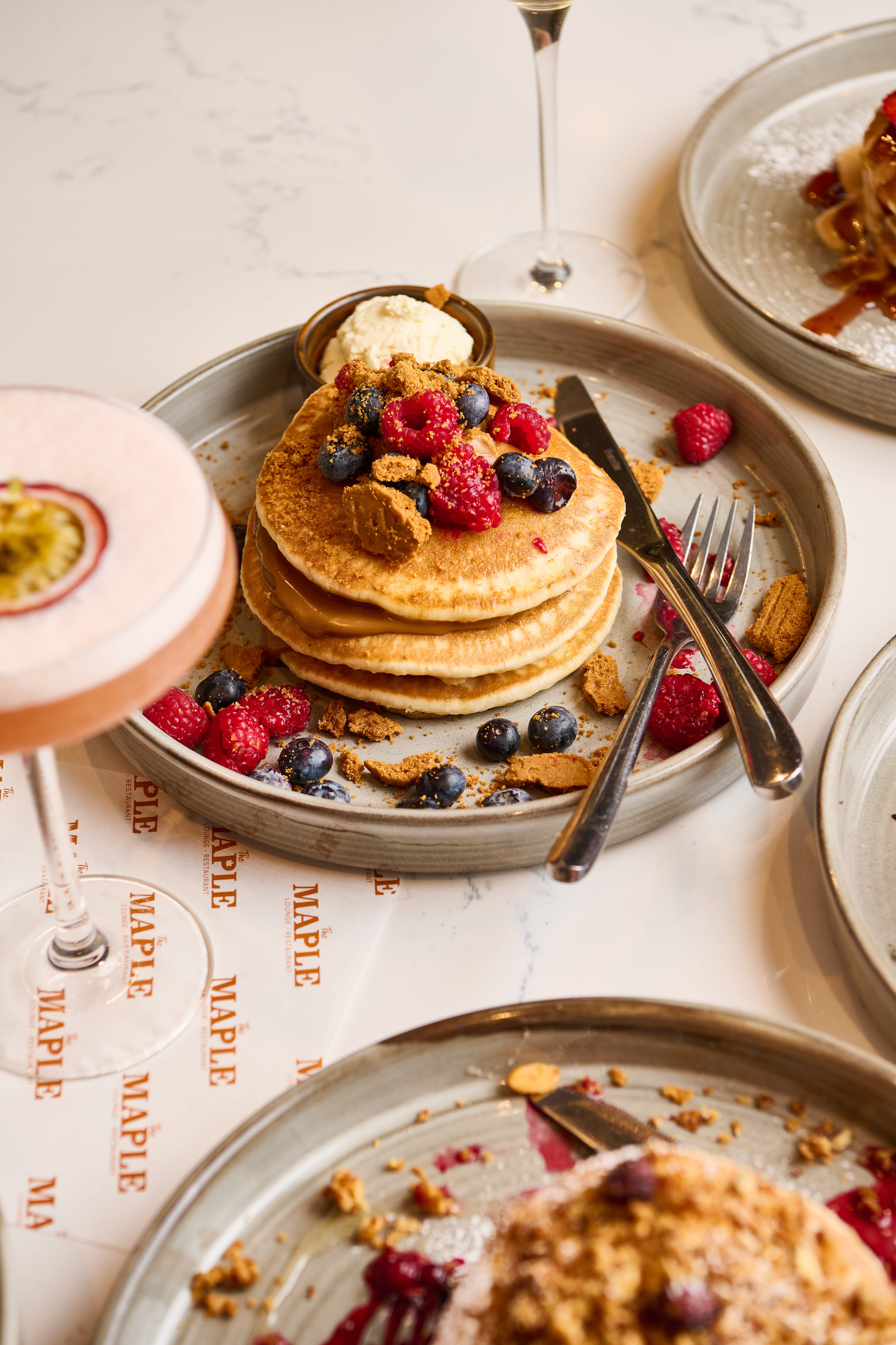 Lotus Biscoff Pancake Stack