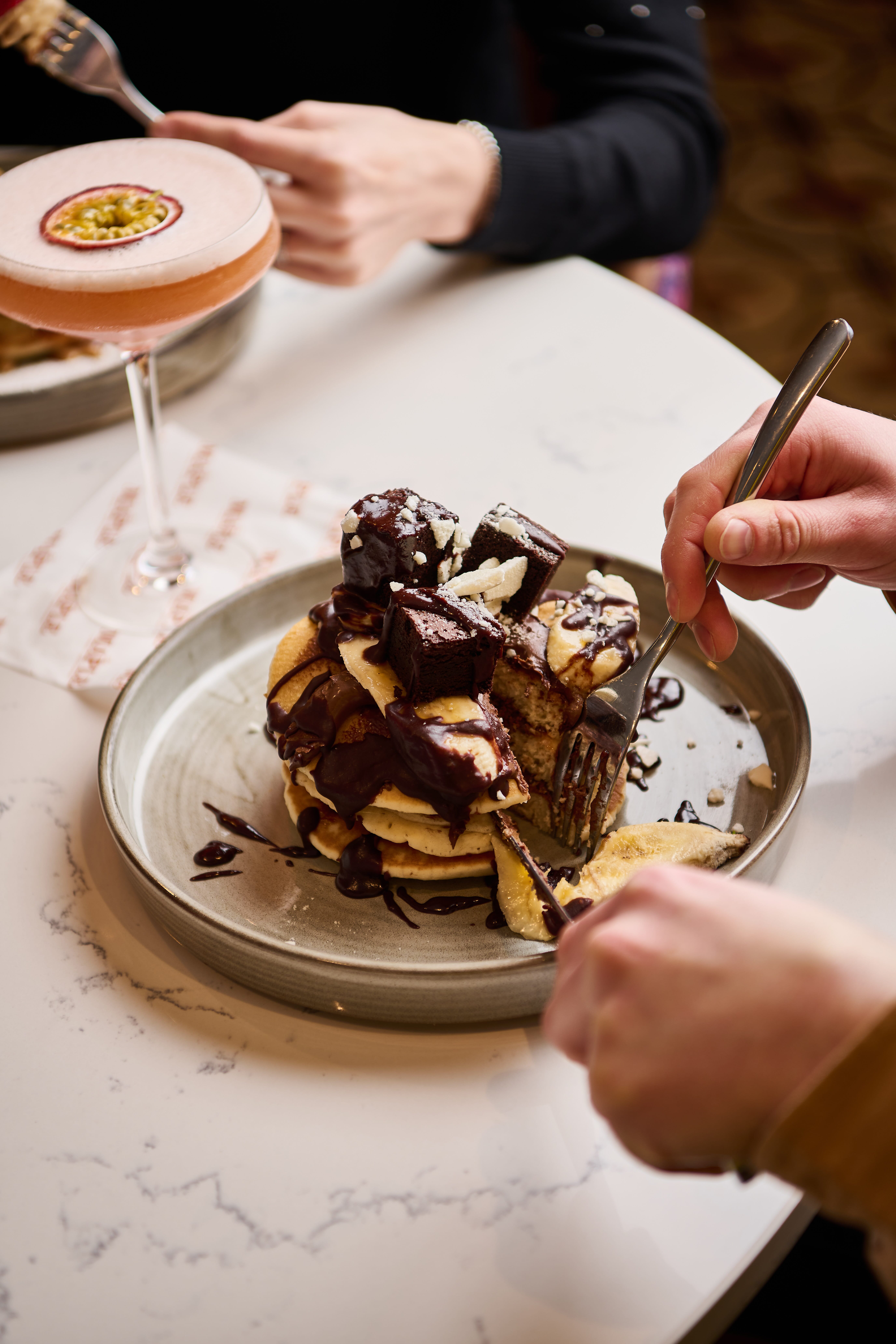 Nutella Pancake Stack