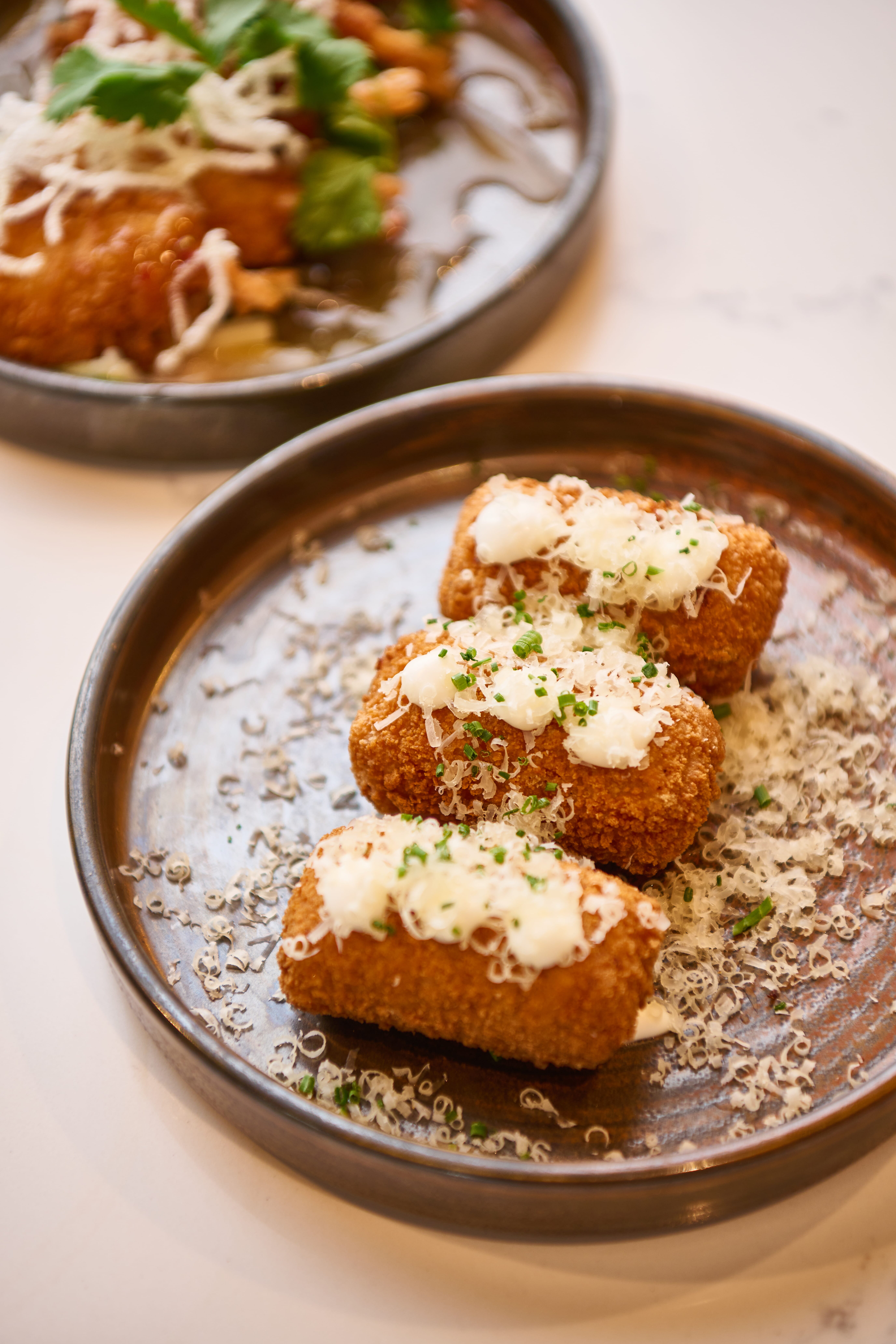 Mac ‘n’ Cheese Croquettes with Truffle Mayo