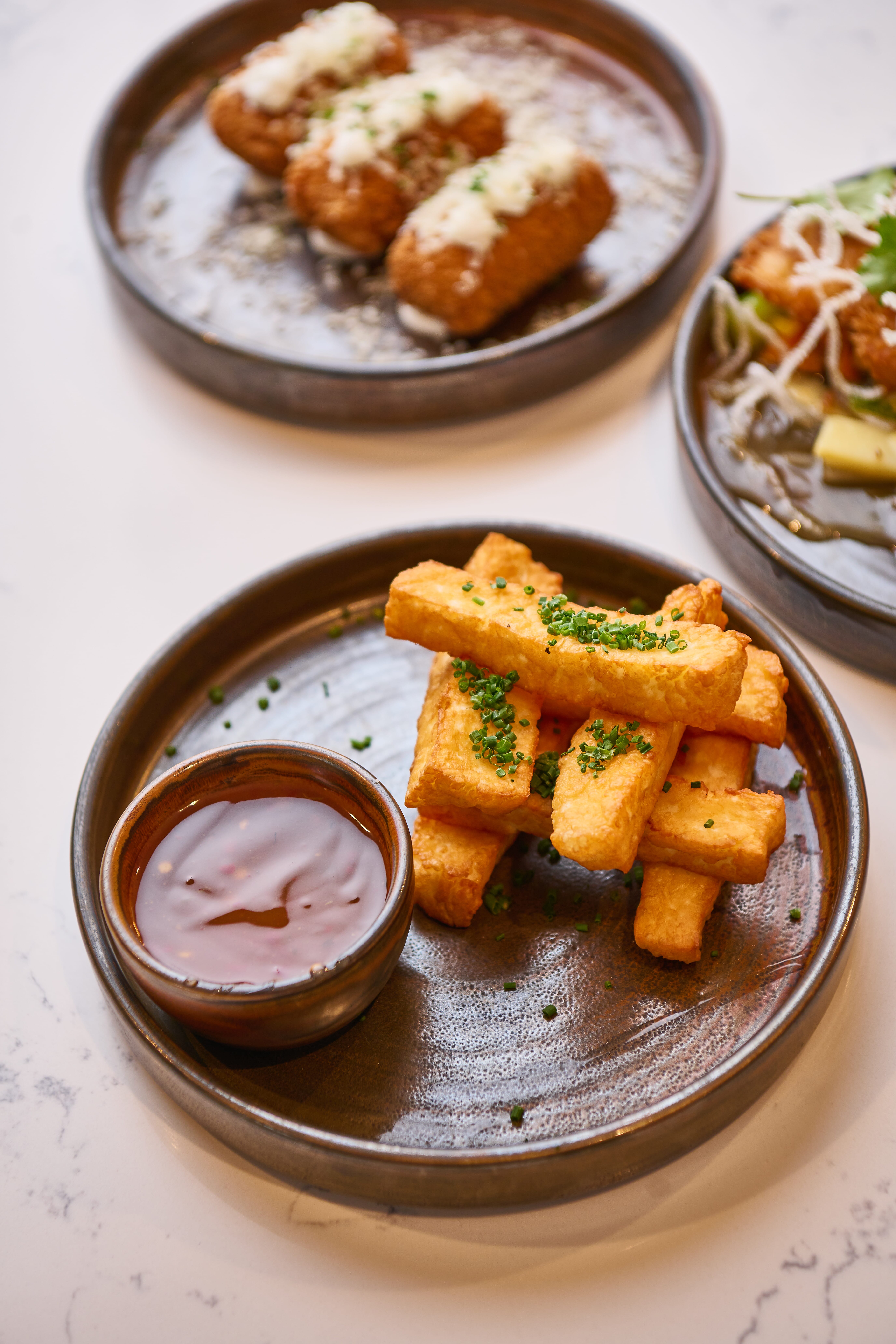 Halloumi Fries with Sweet Chilli Sauce