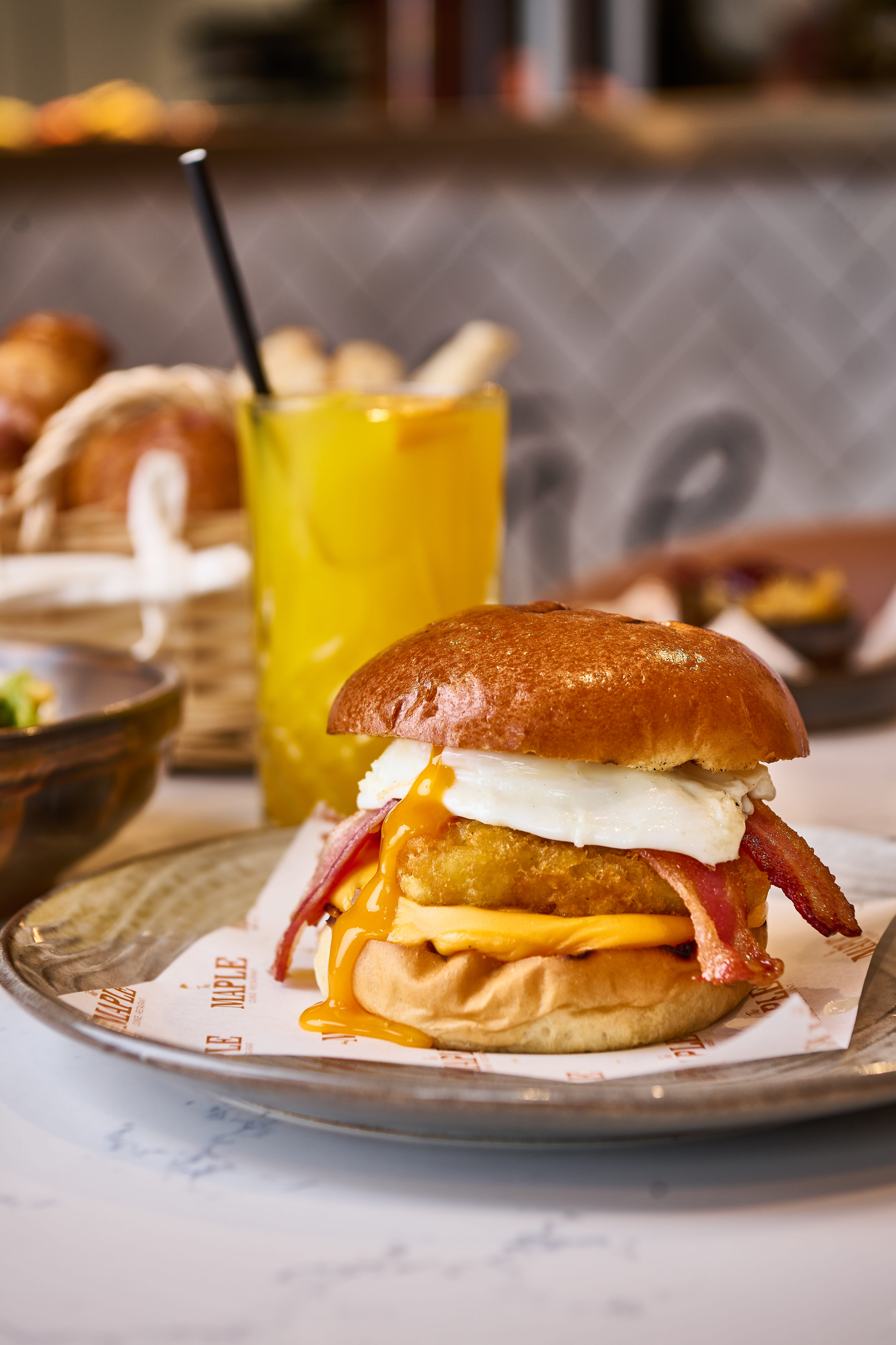 Big Breakfast Brioche Roll