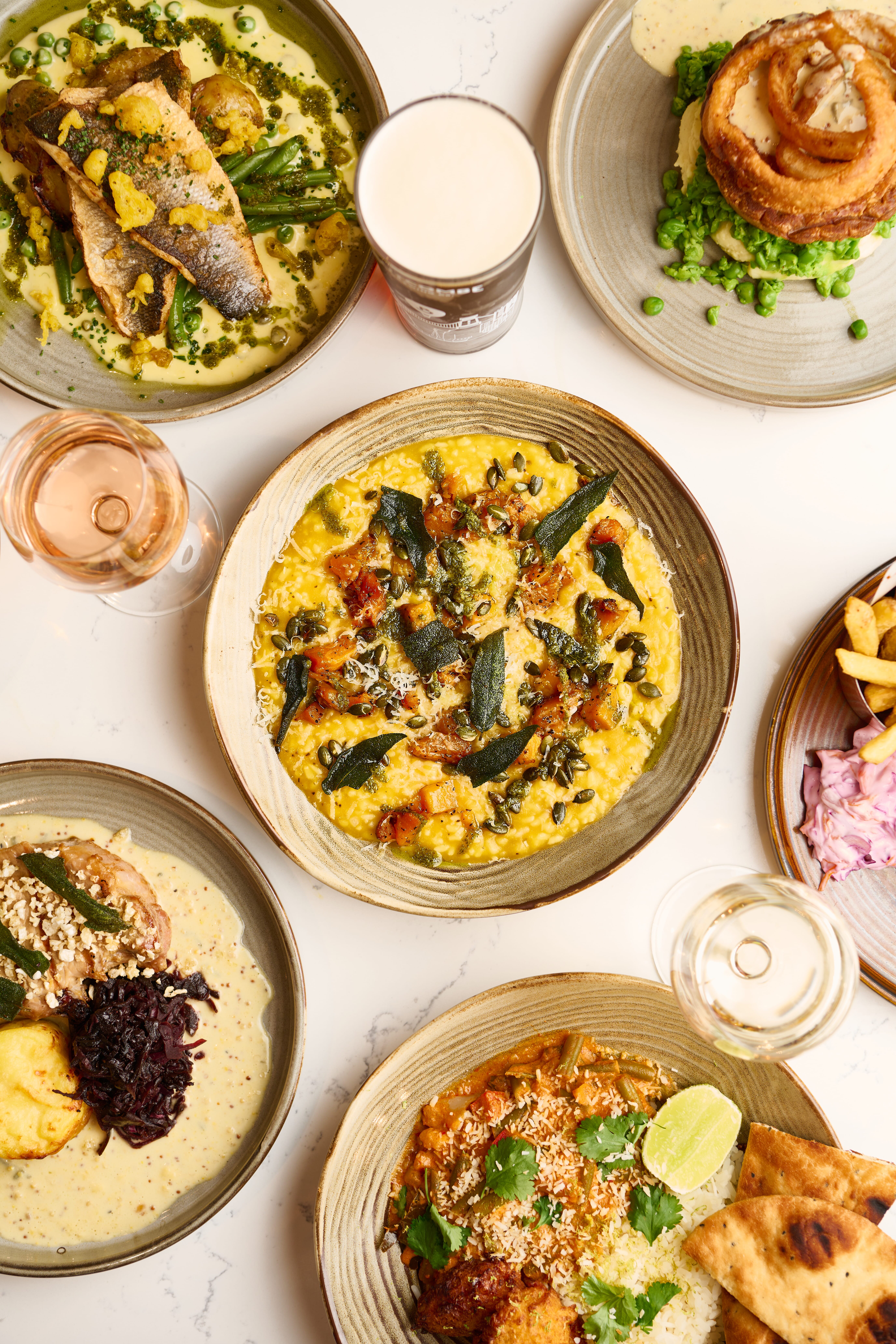 Main Meal dishes at The Maple