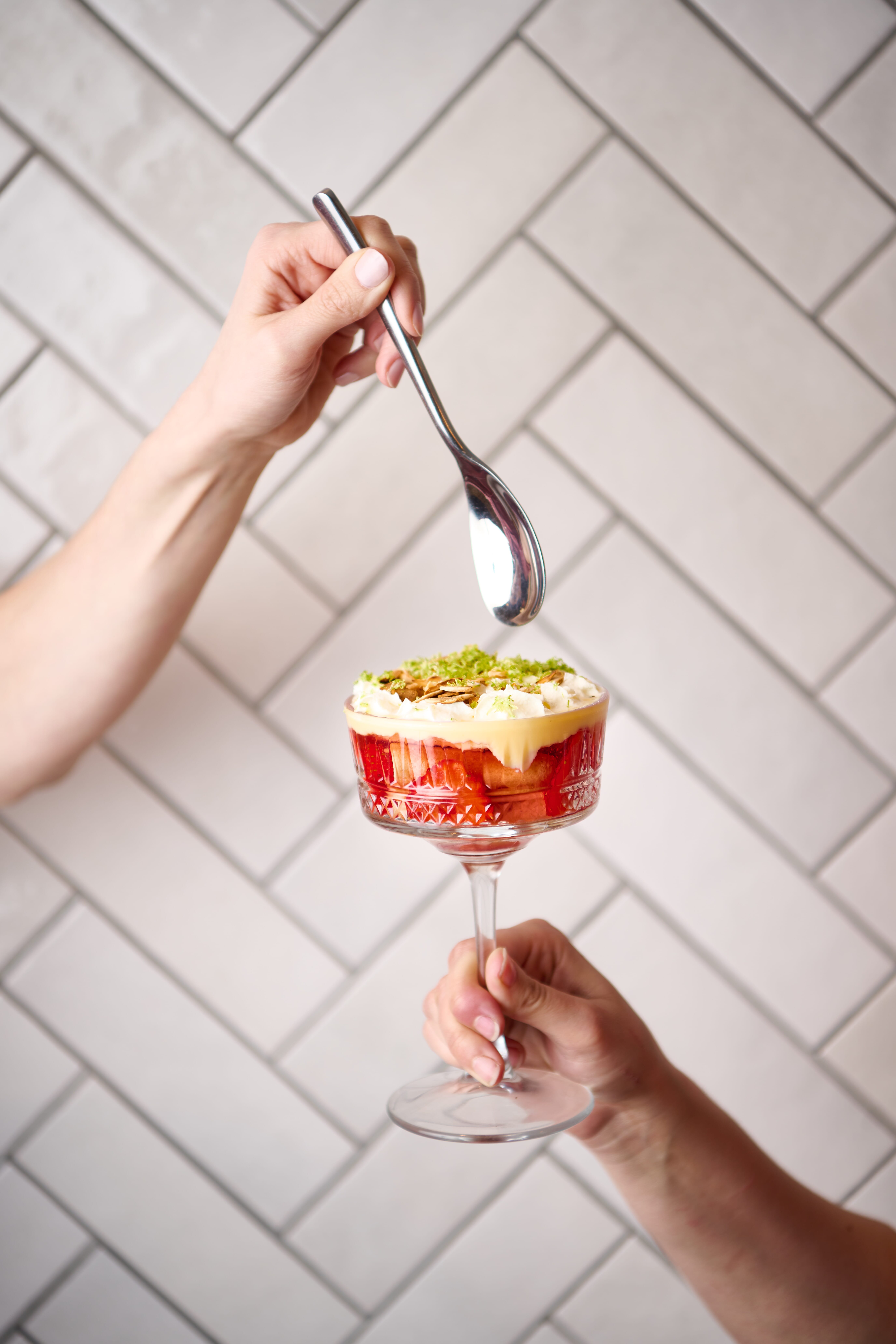 Classic Strawberry Trifle