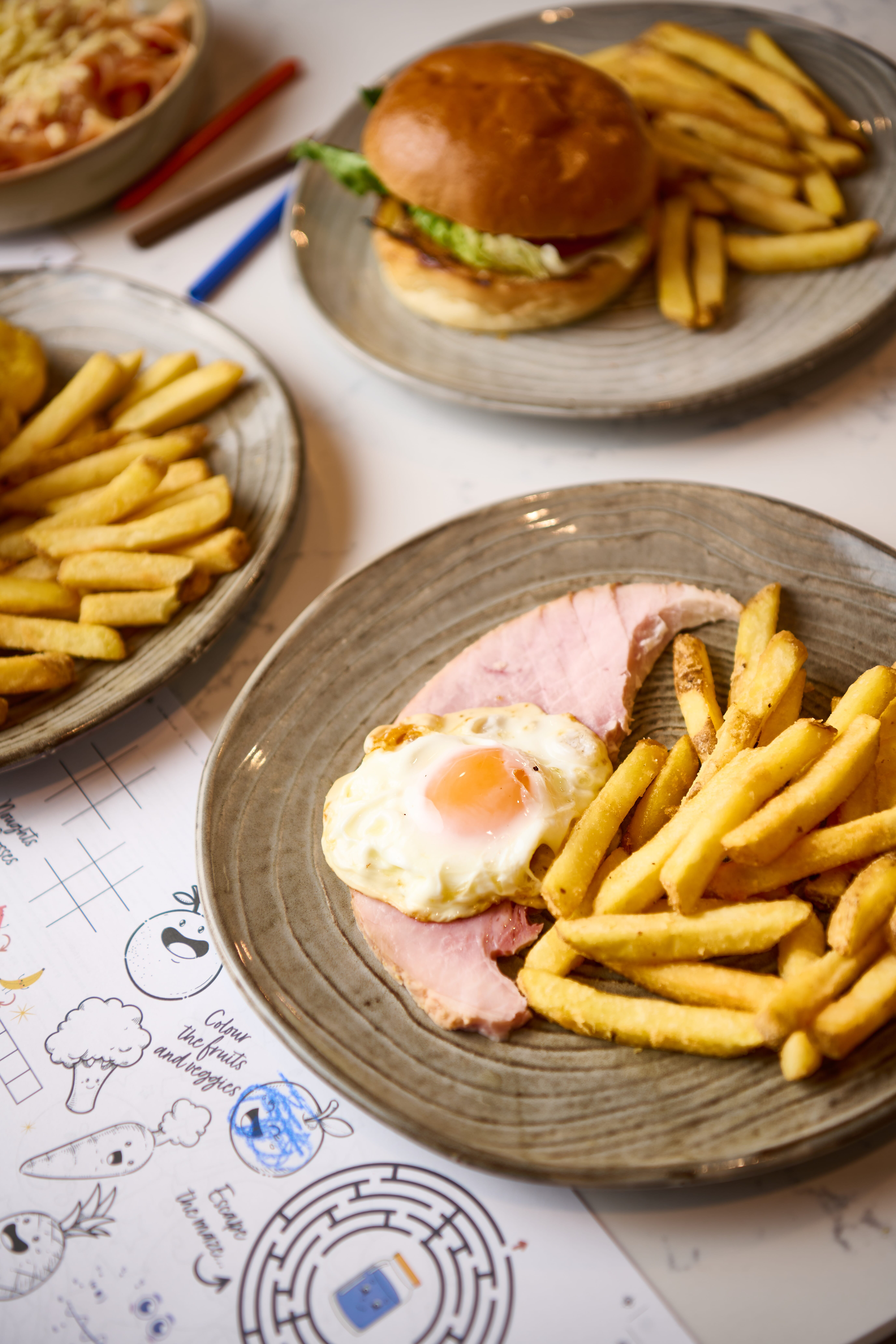 Kids food at The Maple