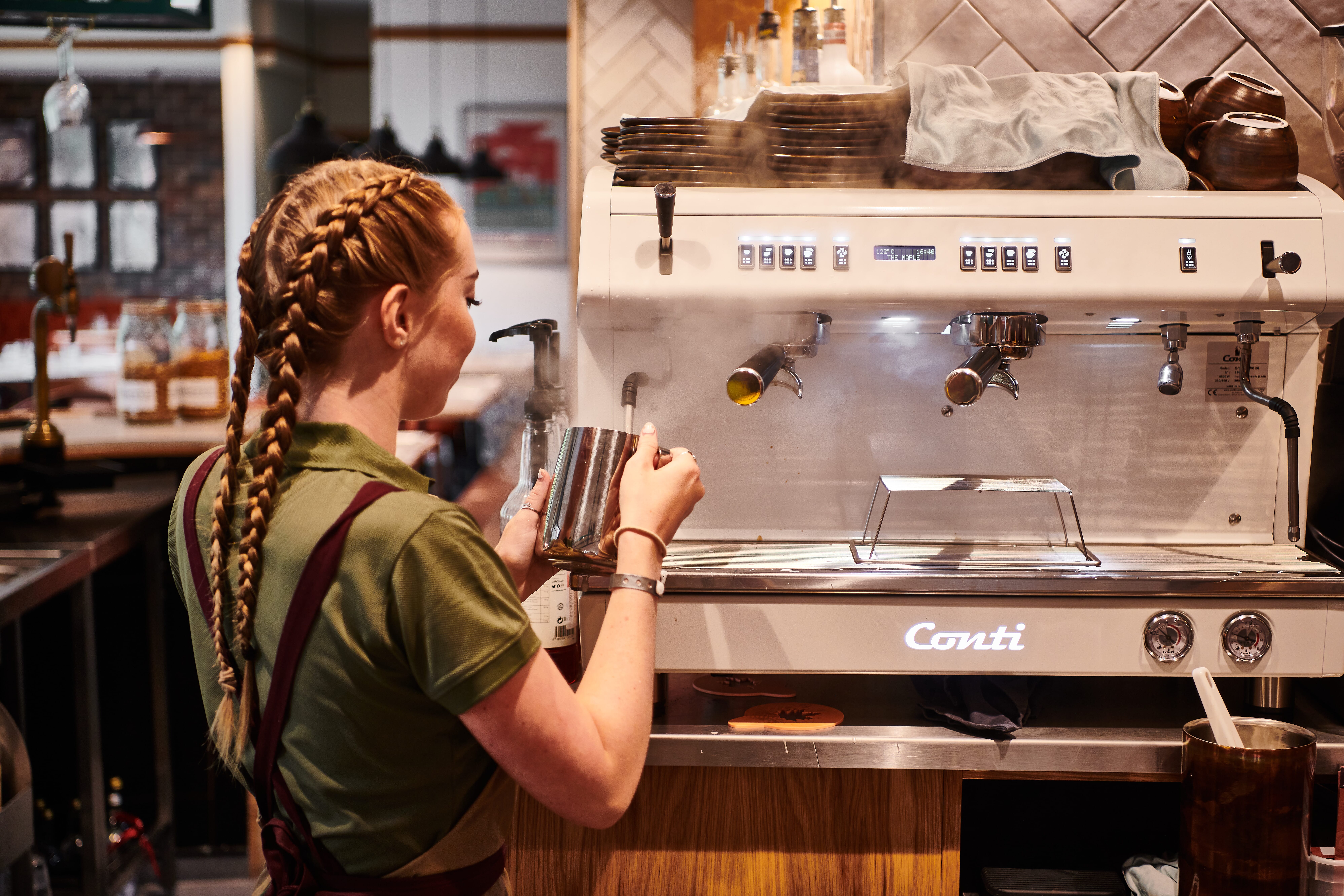 Local coffee at The Maple