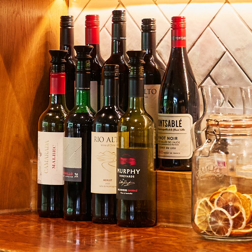 Wine in The Maple Restaurant Wine in The Maple Restaurant